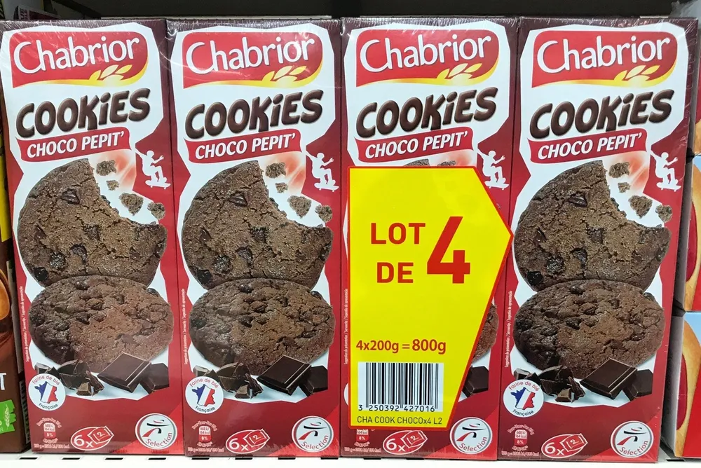 Cookies choco pepit' le paquet de 200 g