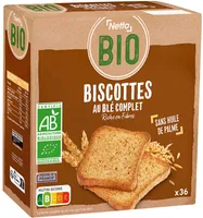 Biscottes complètes x36 - BIO