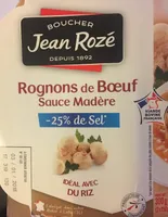 Rognons de boeuf sauce madère