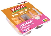 Mini sandwich viennois jambon fromage frais - 130g
