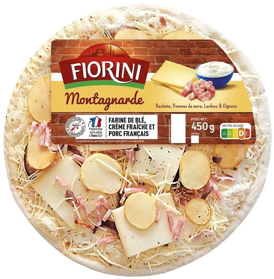 Pizza 450g - raclette base creme