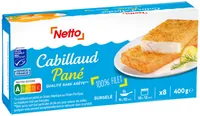 Cabillaud pané netto msc 400g