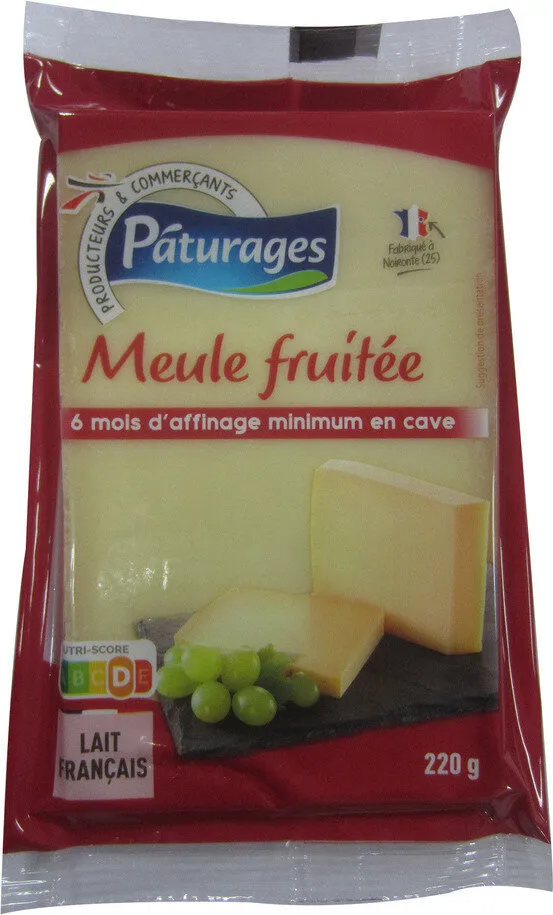 Fromage meule fruitée