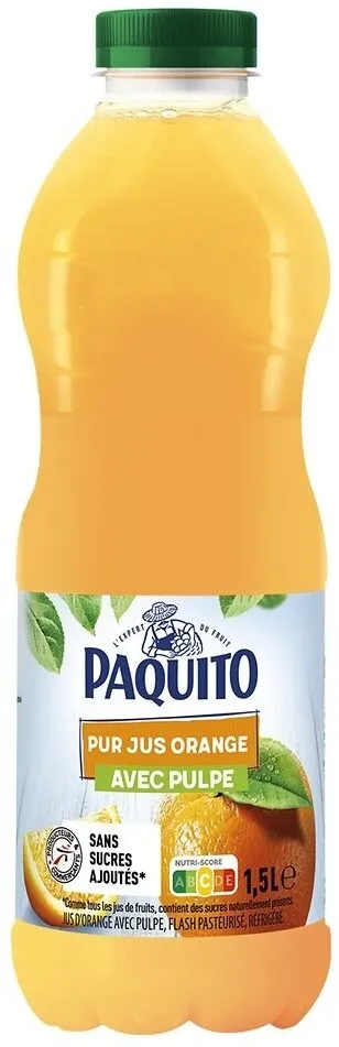 Pur jus orange avec pulpe pet 1,5l
