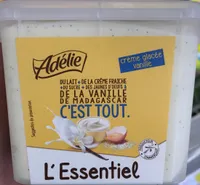 Adélie L'Essentiel Crème glacée vanille le bac de 500