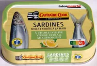 Sardines à l'huile d'olive & au citron bio