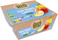 COUPELLES Purée de fruits Pommes SSA - BIO - 4 x 100 g