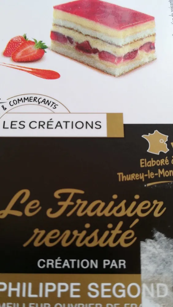 Le fraisier revisité phillipe segond