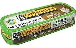 Filets de maquereaux sauce moutarde de Dijon Bio 169g
