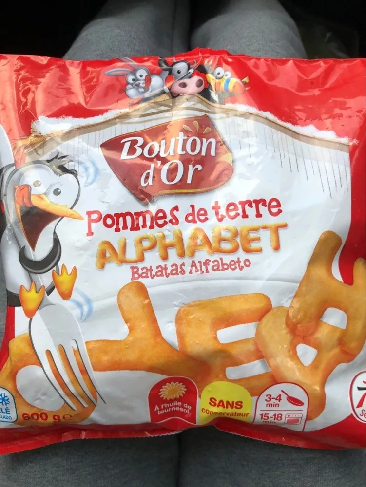 Pommes de terre alphabet