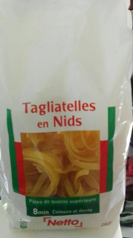 Tagliatelles en nids
