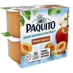 Specialite de fruits pomme abricot ssa 4x100g