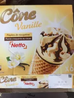 Cône vanille (G) nougatine x6 - 120mL