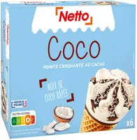 Cône coco (G) noix de coco râpée x6 - 120mL