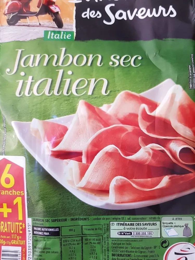 Jambon sec italien