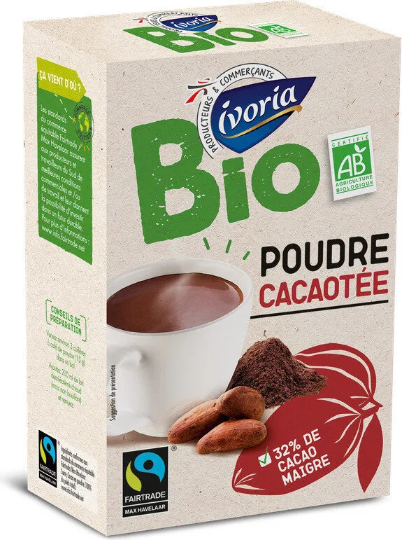 Poudre cacaotée bio