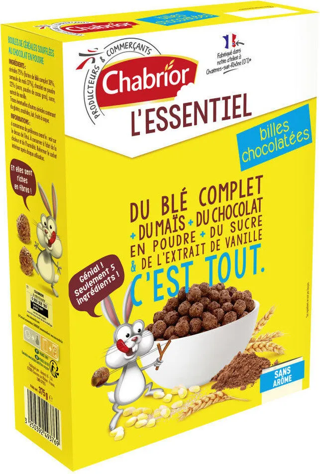 L'essentiel - céréales billes chocolatées
