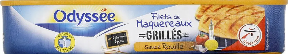 Filets de maquereaux grillés sauce rouille