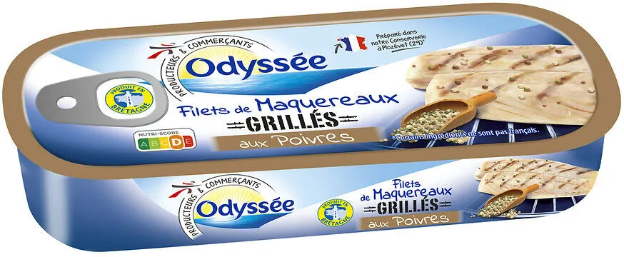 Filets de maquereaux grillés sauce poivre 120g