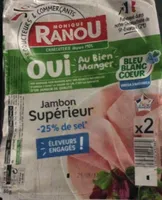 Jambon supérieur -25 % de sel