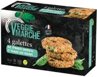 Galettes blé, épinards et emmental panées