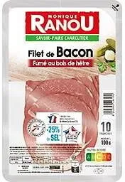 LS Filet de Bacon TSR 10T 100g RANOU