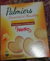 Palmiers feuilletés emmental mimolette 100g