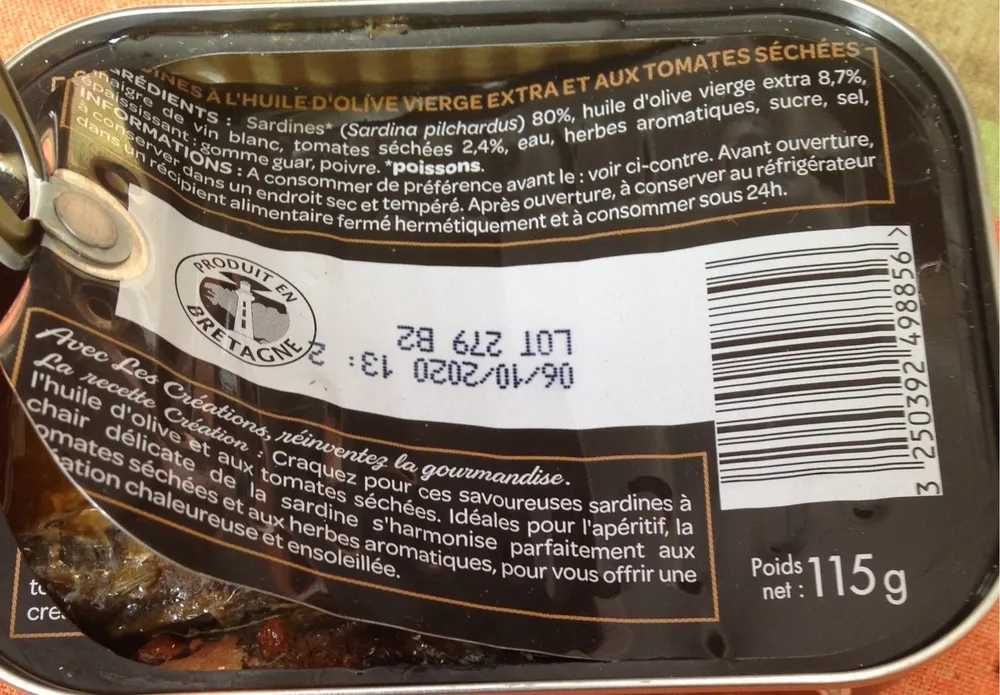 Sardines aperitives