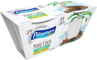 Dessert végétale pure coco nature