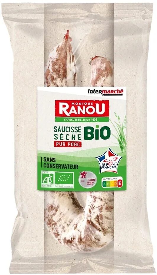 Saucisse sèche courbe bio 200g