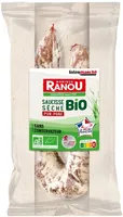 Saucisse sèche courbe bio 200g