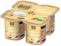 Yaourt étuvé bio vanille 4x125g