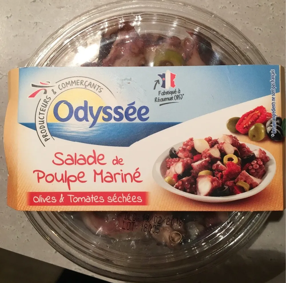 Salade de poulpe mariné