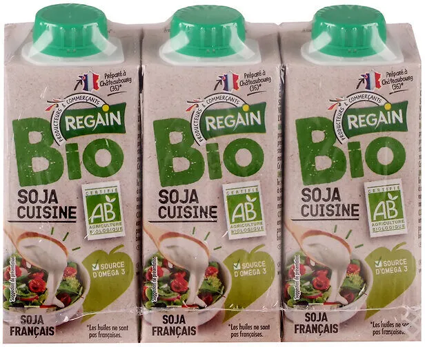 Soja cuisine BIO 3x20 cl
