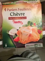 Paniers feuilletés épinards chèvre - 4 x 100g