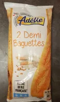 2 demi baguettes