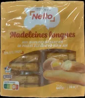 Madeleines longues MGV