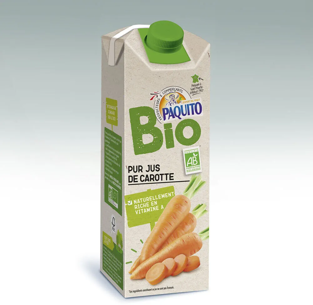 Pj carotte bio brique 75cl