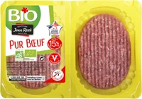 Steak haché façon bouchère 15% mg bio