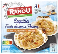 Coquilles aux fruits de mer et poisson *4 360g
