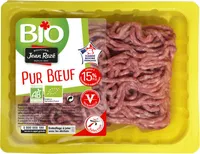 Viande hachée façon bouchère 15% mg bio