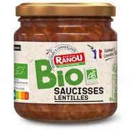 Saucisses aux lentilles Bio 340g