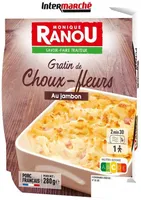 GRATIN DE CHOUX FLEURS AU JAMBON 280g