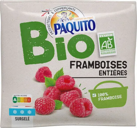 Framboises entières bio