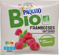Framboises entières bio