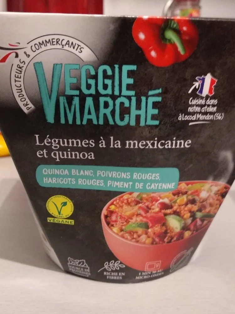 Légumes à la mexicaine et quinoa