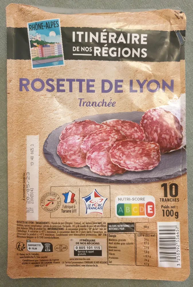 Rosette de Lyon tranchée