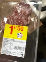 Saucisson sec tranche