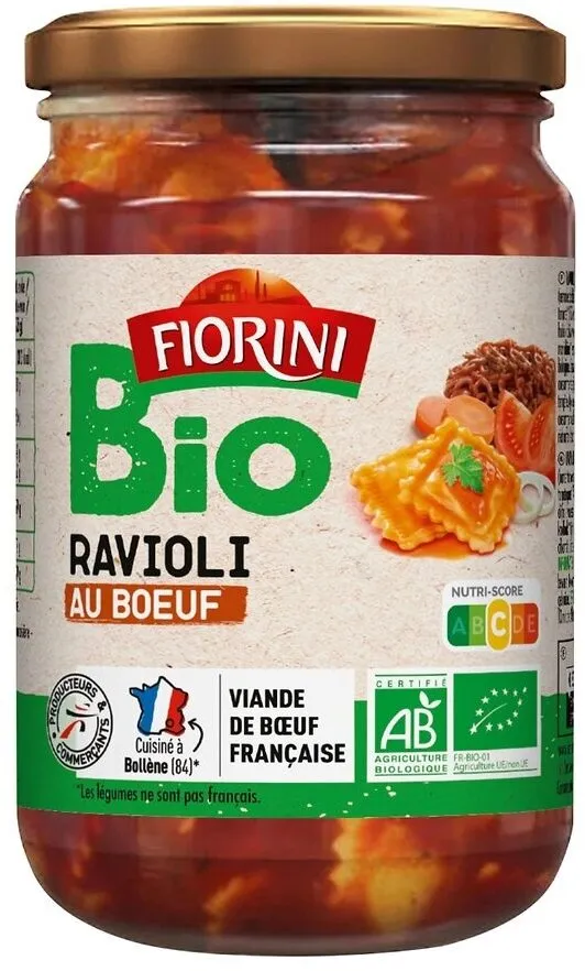 Ravioli pur bœuf Bio 650g