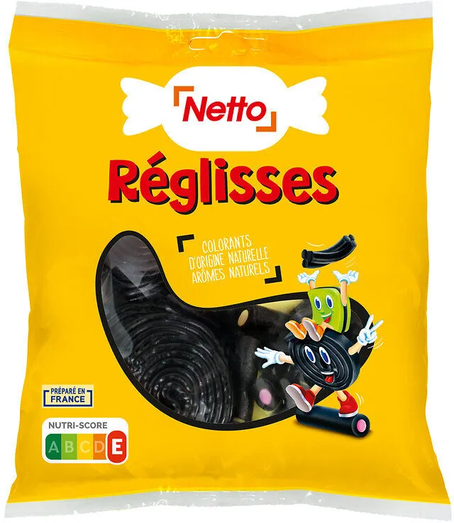 Assortiment de confiseries aromatisées goût réglisse - 250g